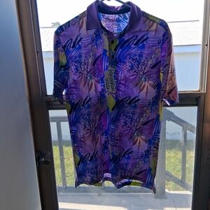 Breakfast Balls Lacroy Purple Size Mens S NWT Golf Polo